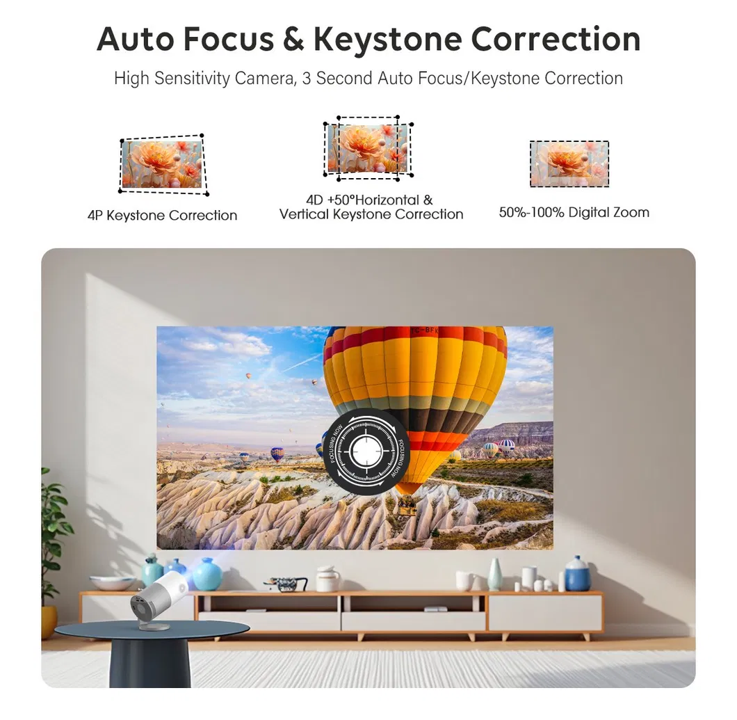 Cre Cr50 1080P FHD Android Smart Version Projector LED Projecteur WiFi Video Beamer Home Theater Projector 4K