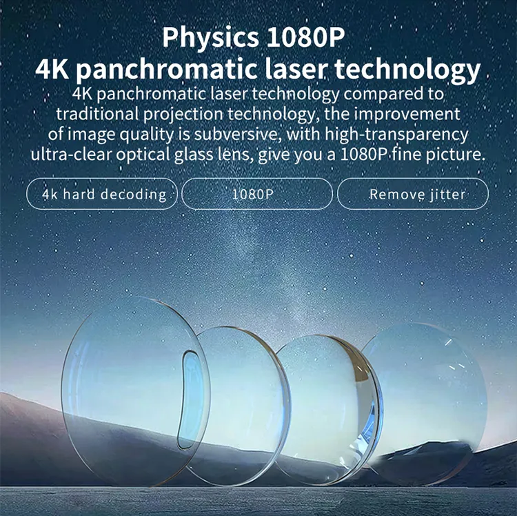 Cinema Theater Multimedia Proyector Game Mini Portable Home 4.45" Pocket Projector