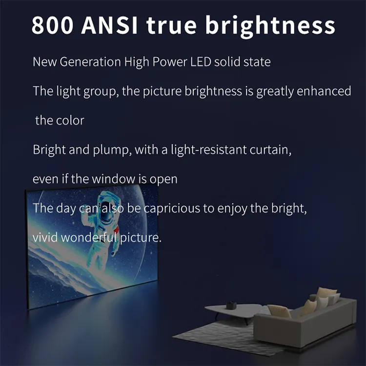 Cinema Theater Multimedia Proyector Game Mini Portable Home 4.45" Pocket Projector