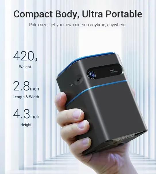 Wholesale Portable DLP Video Android Smart Mobile Phone Portable Home Theater Projector 4K LED Mini Projectors