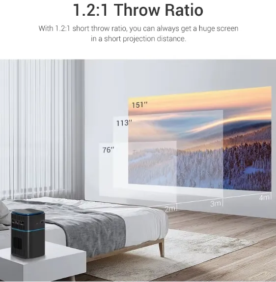 Wholesale Portable DLP Video Android Smart Mobile Phone Portable Home Theater Projector 4K LED Mini Projectors