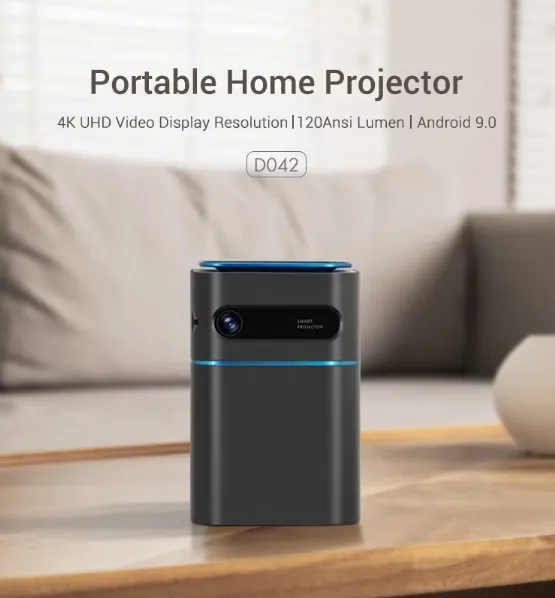 Wholesale Portable DLP Video Android Smart Mobile Phone Portable Home Theater Projector 4K LED Mini Projectors