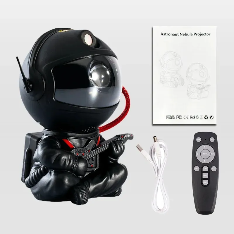 Astronaut Night Light Projector - Perfect for Bedroom and Game Room Lamp