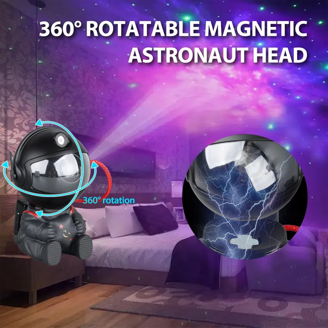 Astronaut Night Light Projector - Perfect for Bedroom and Game Room Lamp
