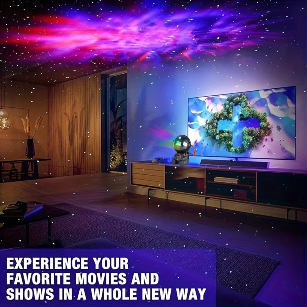 Astronaut Night Light Projector - Perfect for Bedroom and Game Room Lamp