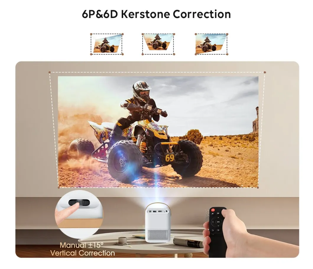 Cr67 Android 9 1080P Home Theater Projector WiFi Smart LED LCD Mobile Portable Video Mini 4K Projector