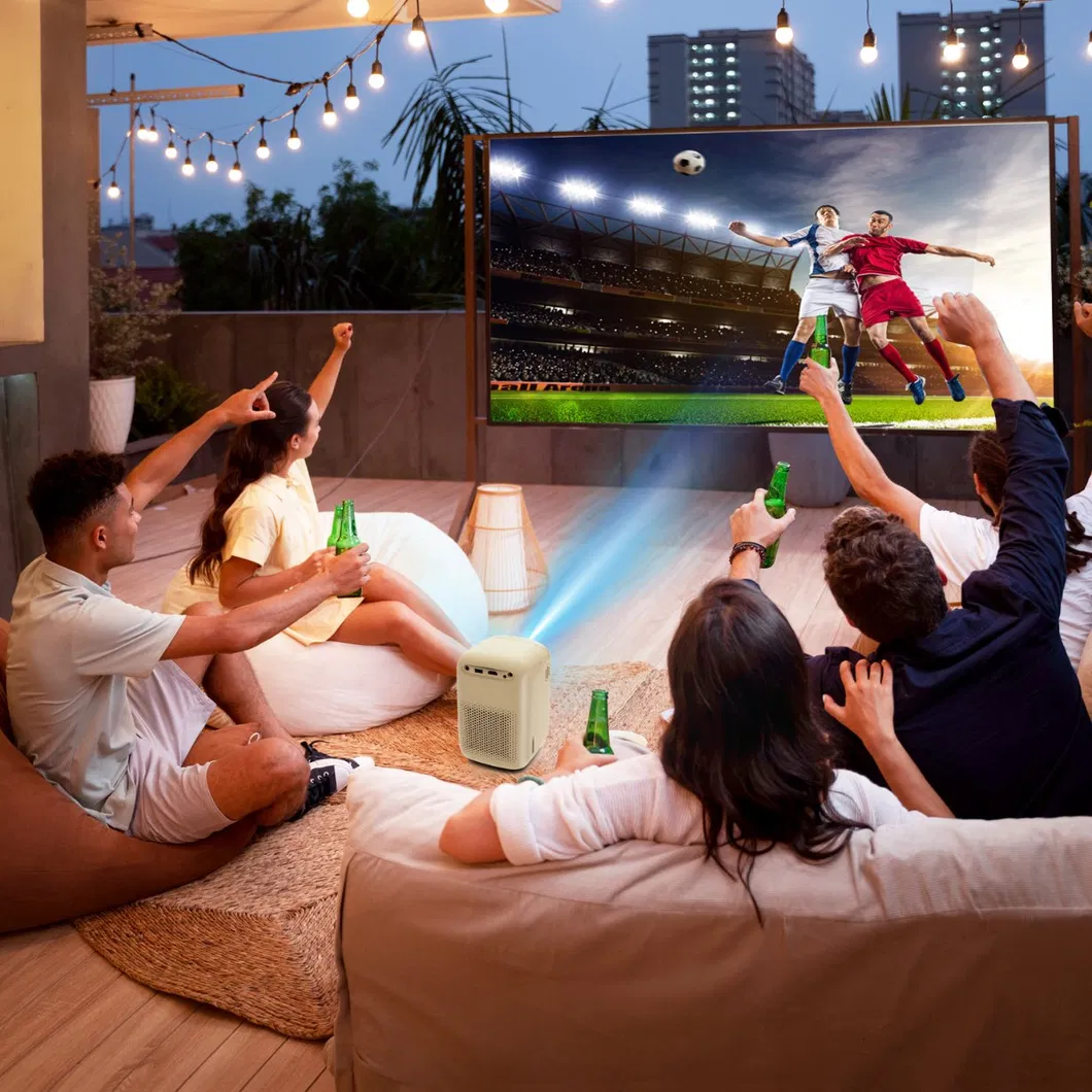 Cre Cr38 Video Projector Portable LED LCD Home Mini 4K Projector