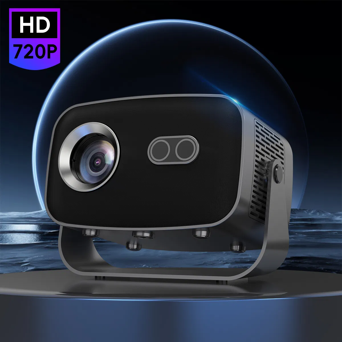 V10 4K Home Theater Projector with WiFi and Autofocus Features