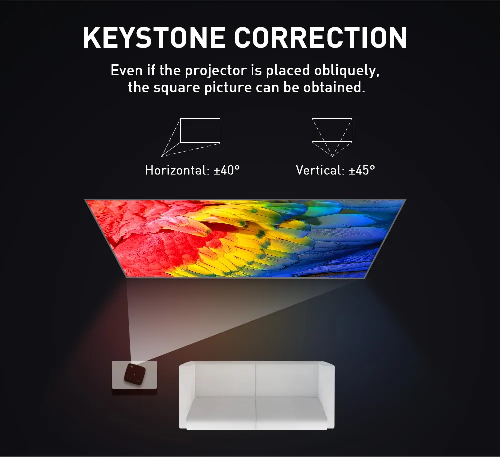 Home Theater DLP Smart Projector