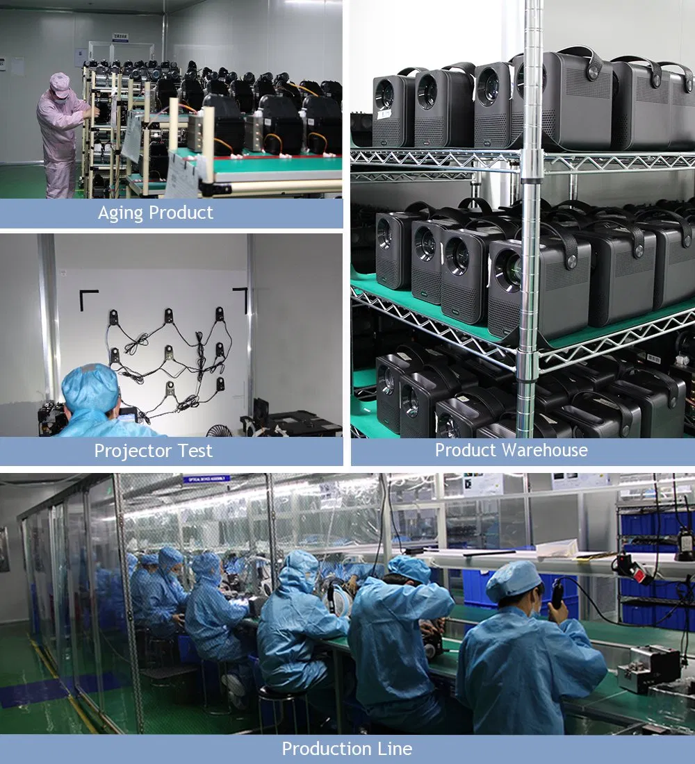 Best Amazon Sales Mini Pico Pocketable Projector Home Theater LCD LED Cinema Video with Factory Price