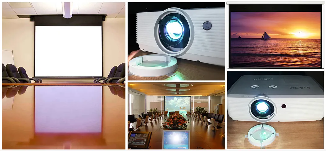 6000 Lumens Xga 3LCD Projector Multimedia Home Theater Video Projector