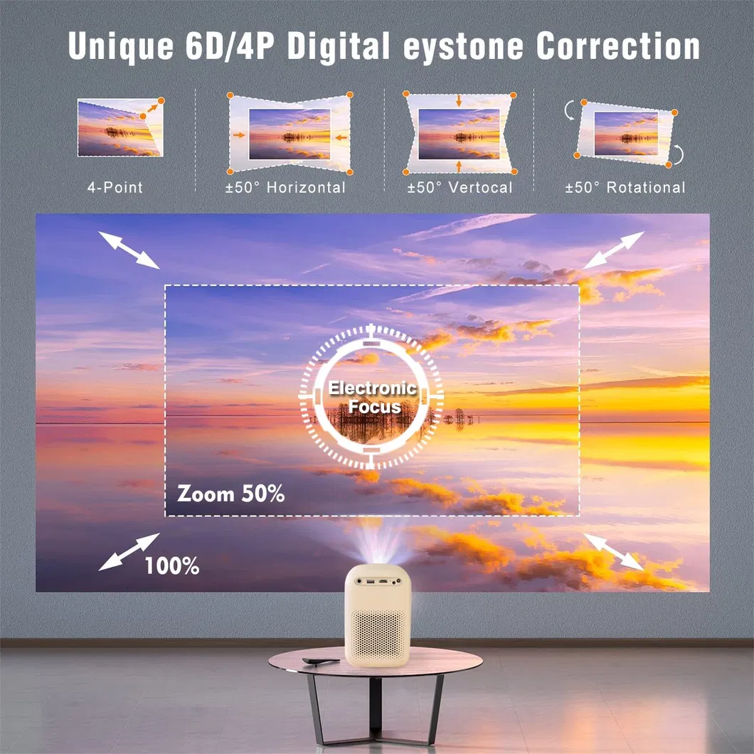 Cr38 Portable Home Theater Projector Smart TV WiFi Wireless Mini Proyector