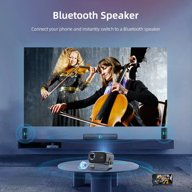 Projection Area 40inch--150inch Mini Handheld Projector