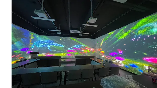 4800 Lumen 3840X2160 Short Throw Projector Laser Projector for 3D Mapping