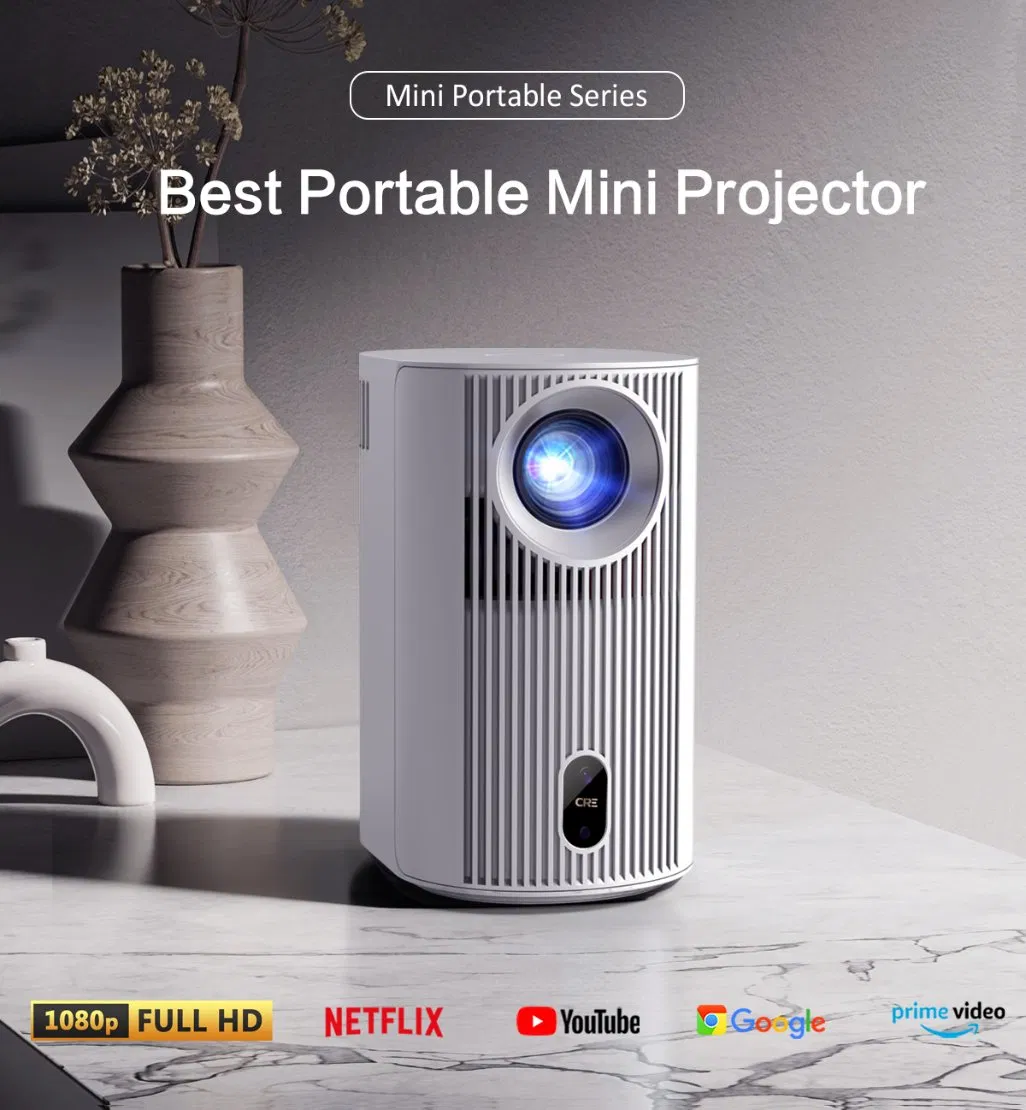 Cr51 1080P Mini 4K Projector Wireless Mobile Smart Portable Home Theater LED Full Holographic Projector