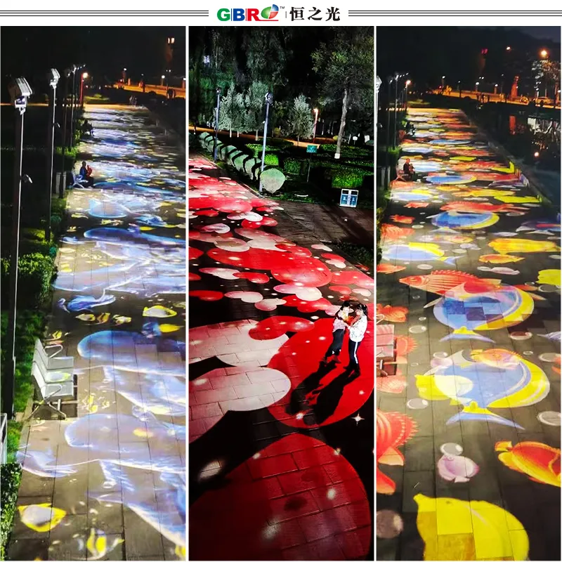 Gbr-LG200s 200W LED Projector Light Home Projector