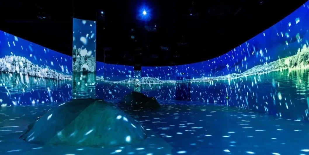 7800 Lumen Hologram Projector 3D Holographic Projection for Art Exhibition