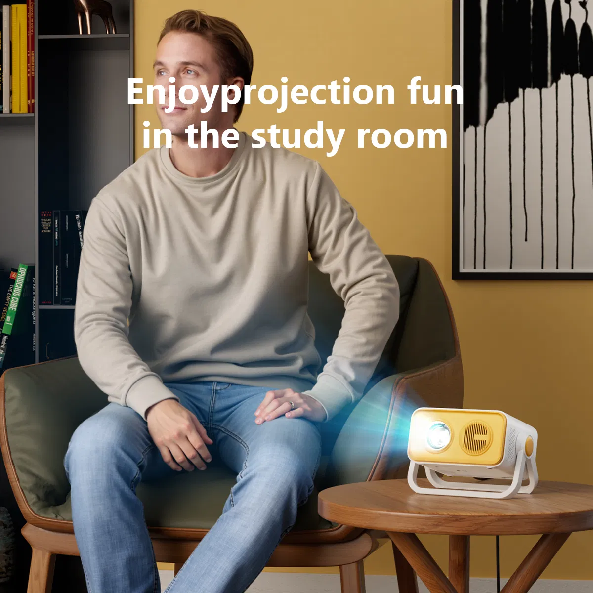 Top Selling Mini 720p LCD Support 2025 Hot Selling Mini Smart 1080P 4K Home Movie Projector