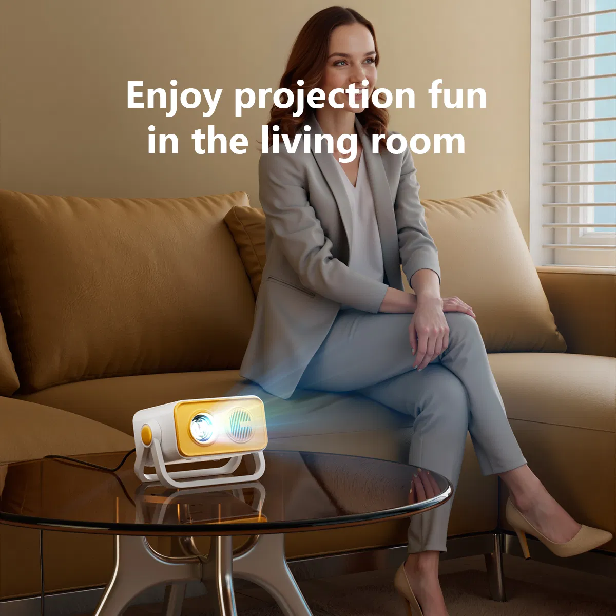 Top Selling Mini 720p LCD Support 2025 Hot Selling Mini Smart 1080P 4K Home Movie Projector