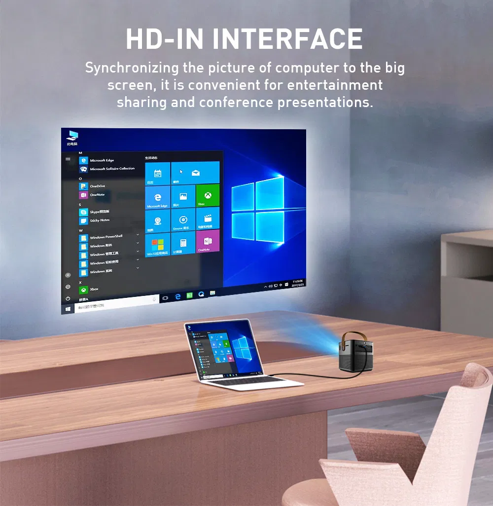 DLP Portable High Definition Cinema 720p Office Home Business Teaching Projector