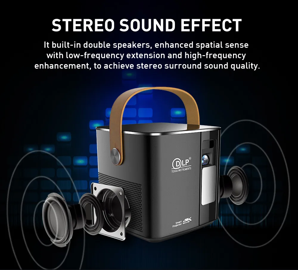 DLP Portable High Definition Cinema 720p Office Home Business Teaching Projector