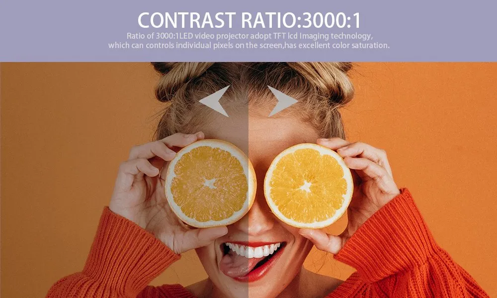 2022 Amazon Brand OEM Smart Mini Projector LED 1080P Portable Video Projectors 4K Wholesale Manufacturer