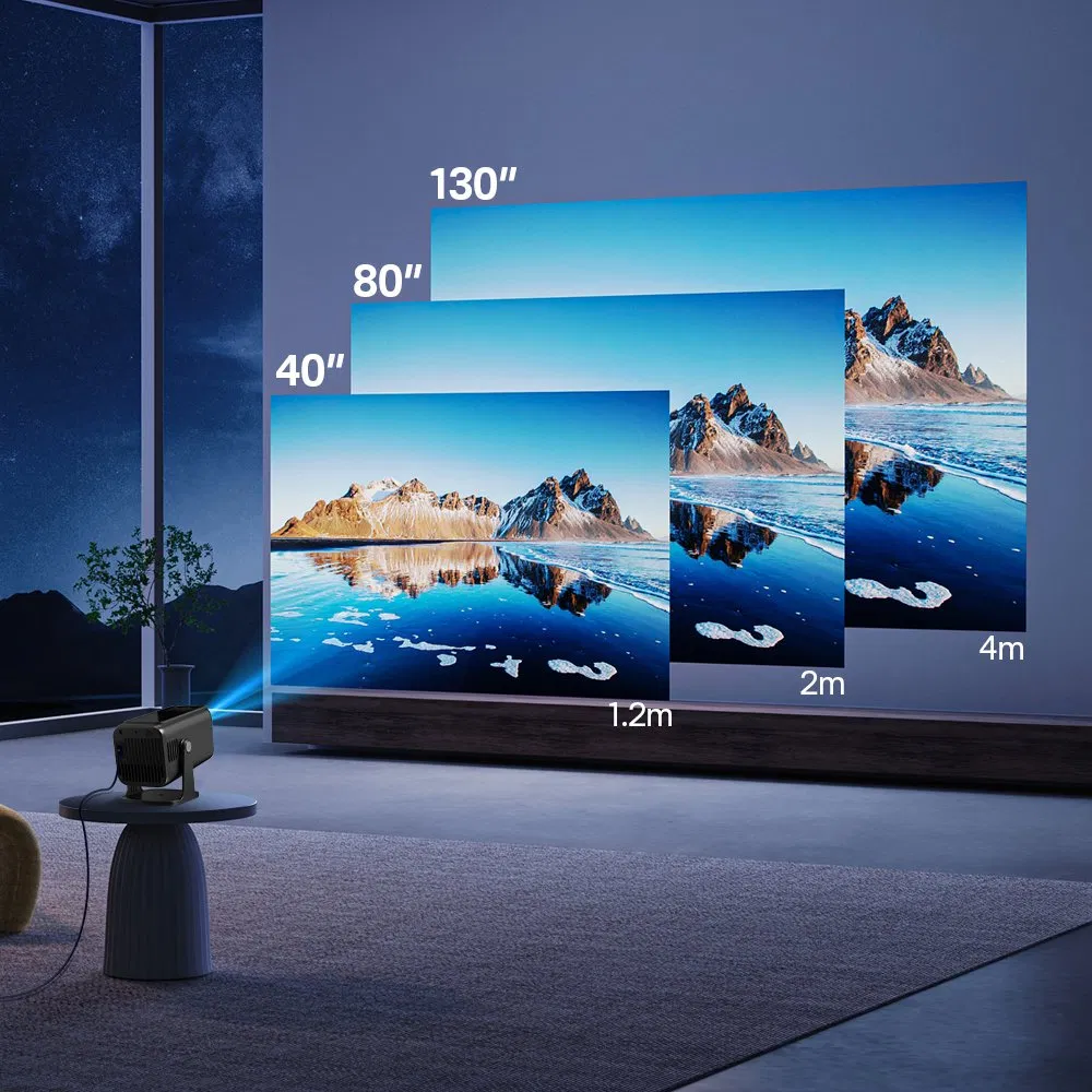 Home and Office Portable Remote WiFi LCD Display Projector with Speaker