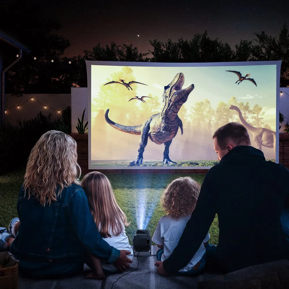 Home and Office Portable Remote WiFi LCD Display Projector with Speaker