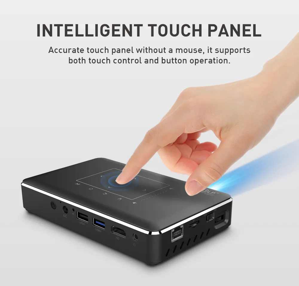 Portable Intelligent DLP Mini 3D Ready Mini Projector
