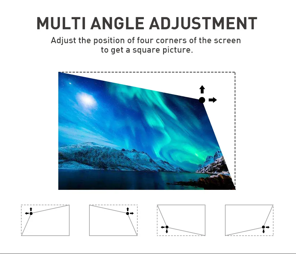 Portable Intelligent DLP Mini 3D Ready Mini Projector