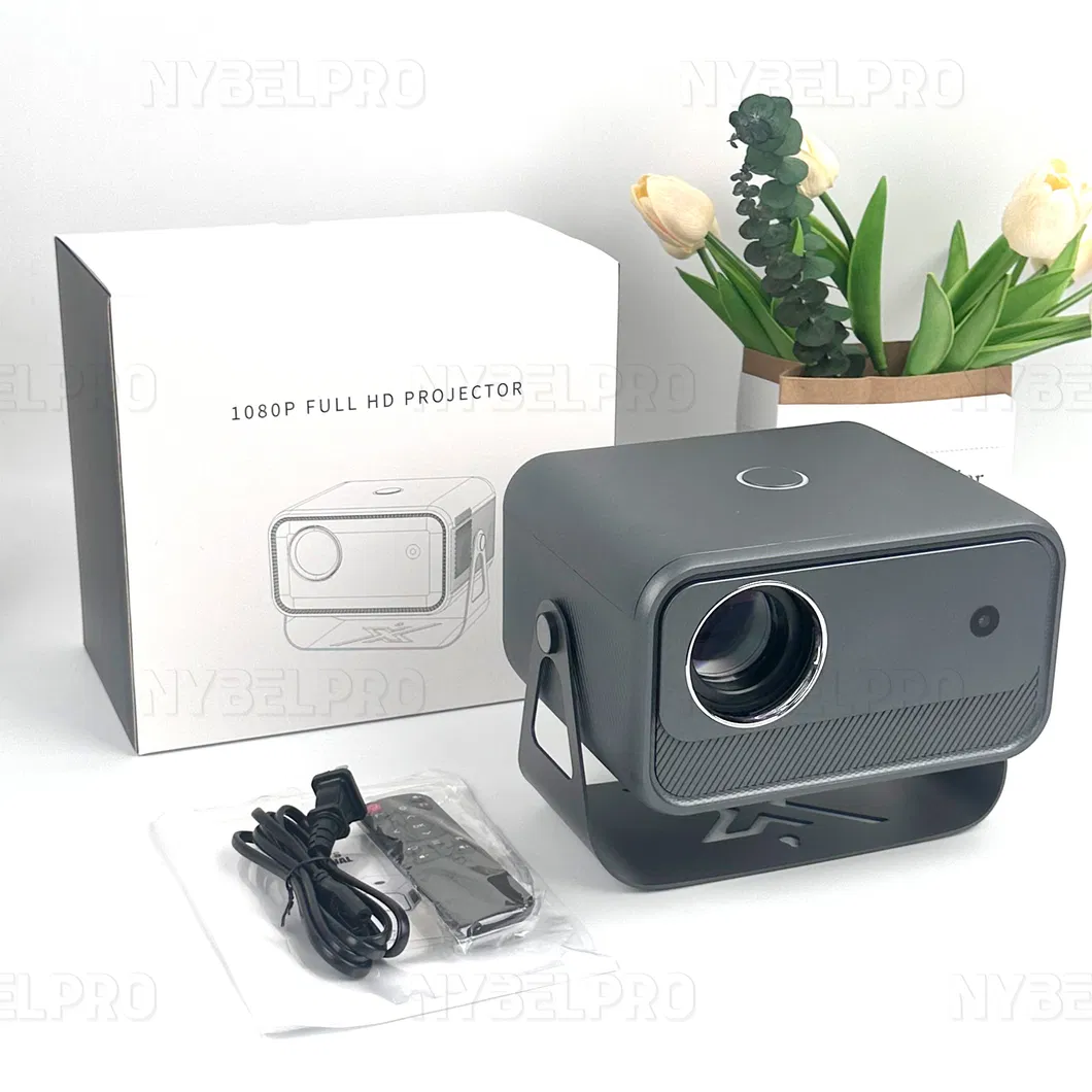 Nybelpro Christmas Gifts Wholesale Desktop Large Projector Home Video TV Projector Proyector LED Smart Projector