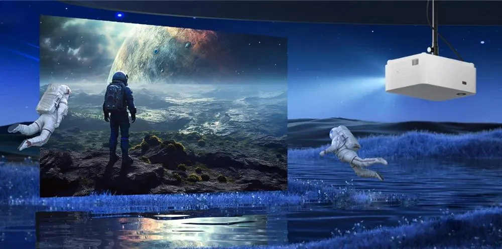 Sm-T105 1080P Projector 500ANSI Lumens for Watching Movie Business Meeting