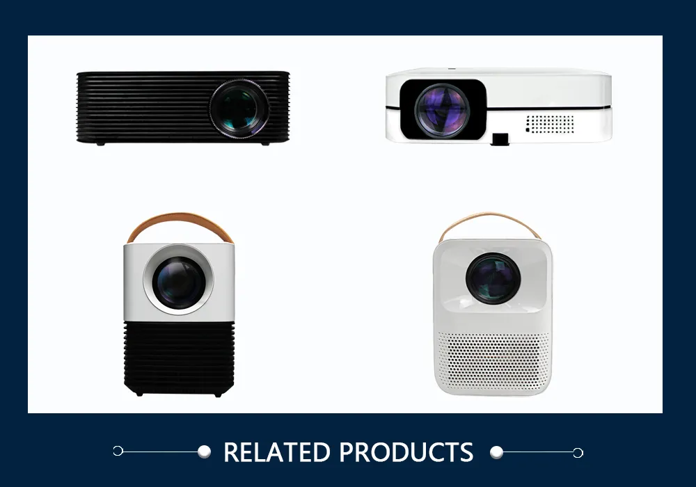 2023 New Smart LCD Projector Portable Home Theater Sync Phone Beamer LED Projectors 1080P Full HD Movie Proyector