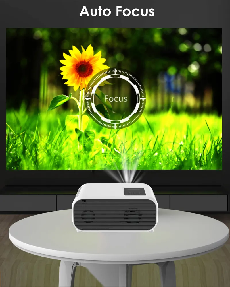 Ultra HD 1080P Super Resolution Projector for Home Theater