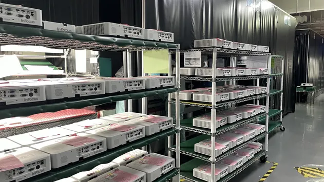 4K Laser Projector with 5, 200 Lumens Immersive Room Mapping Proyector