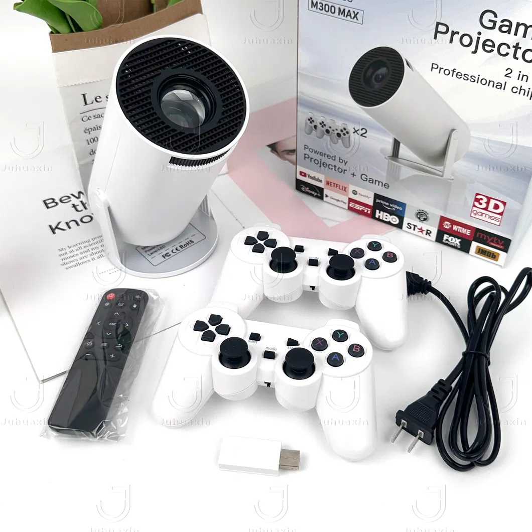 2025 Wholesale Price Configuration Good Game Projector Stable Picture Clear Sound Quality Picture and Sound Synchronization Game Projector for Leisure