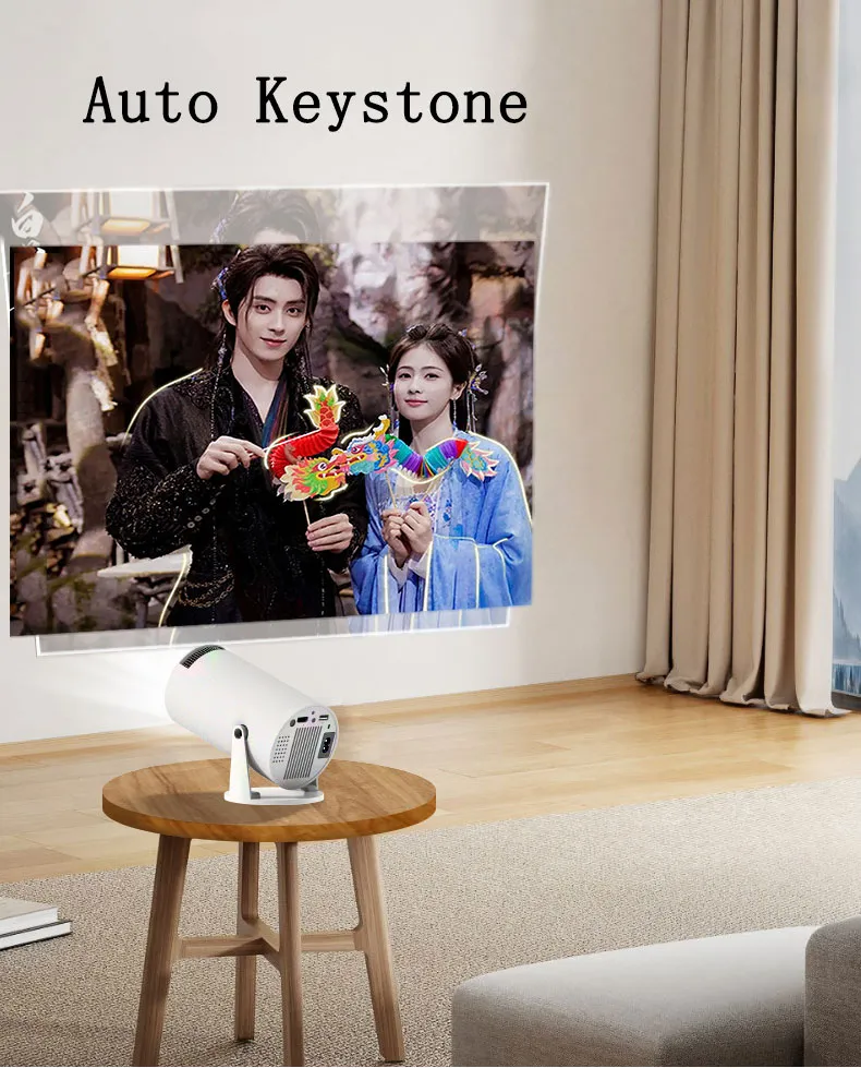 Intelligence Android WiFi Proyector Ultra 720p Mini PTZ LED Projector Home Entertainment