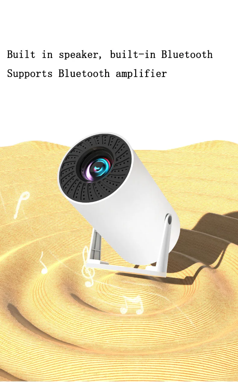 Intelligence Android WiFi Proyector Ultra 720p Mini PTZ LED Projector Home Entertainment