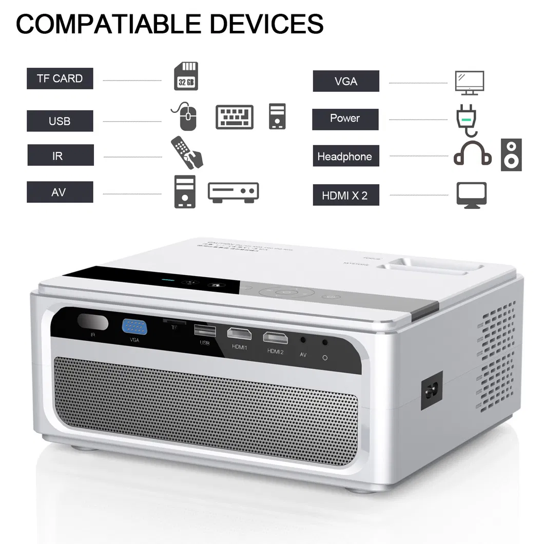 Factory Cp600 Projector Home Movies Video LCD LED Portable Film