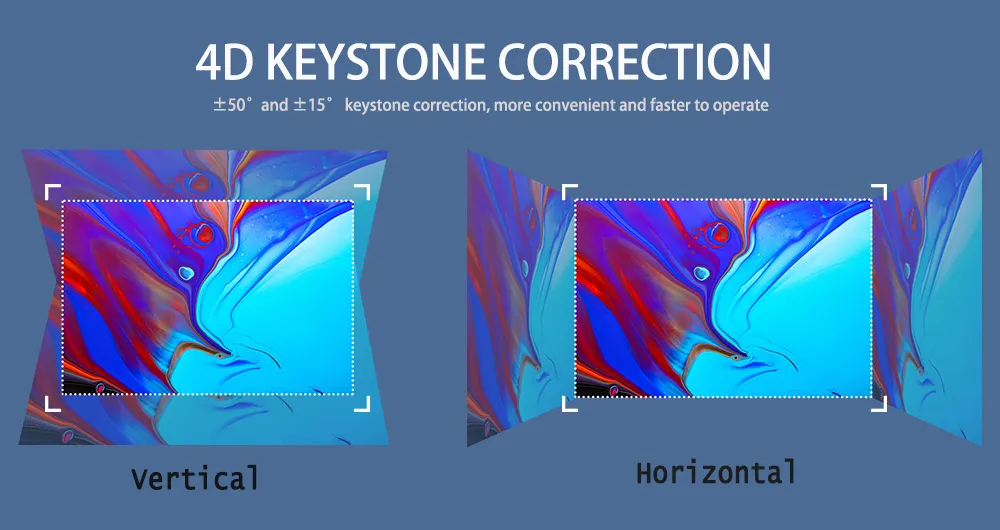 4K Full HD Commercial &Education LED Projector Portable Andriod Phone Mobile Projector Cr61