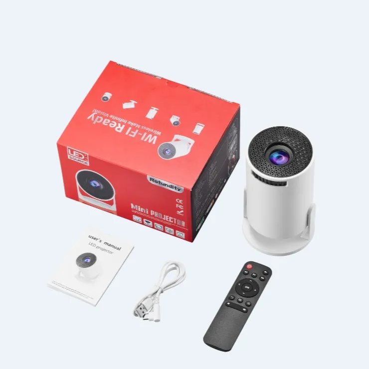 Hy300mini Projector Wireless Screen Mirroring 1080P Mini Home &amp; Outdoor Portable F200 Projector