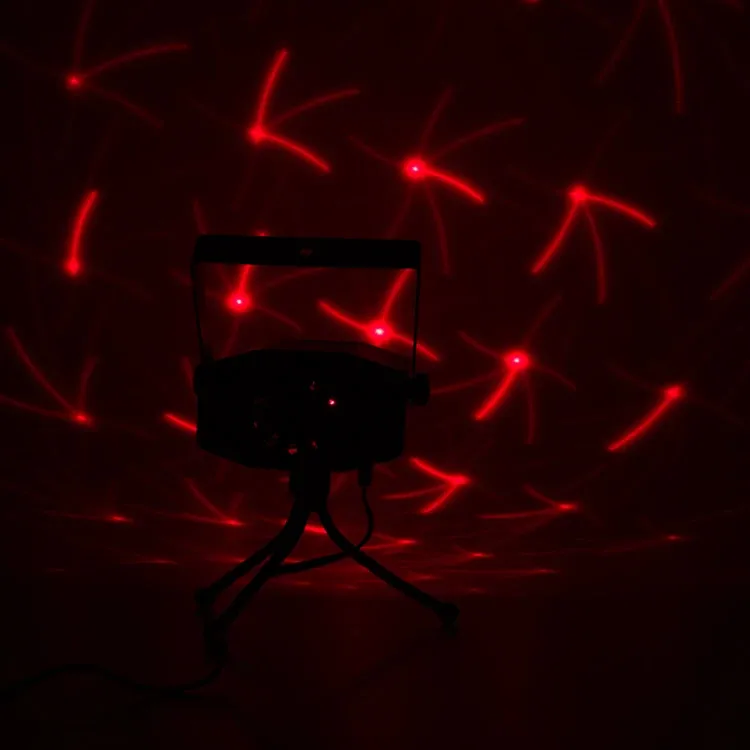 Christmas Music Red Green Remote Mini Laser Light Projector for KTV Home Party