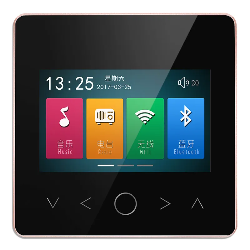 Stereo Smart Home Audio System in Wall Amplifier Blue-Tooth Amplifier