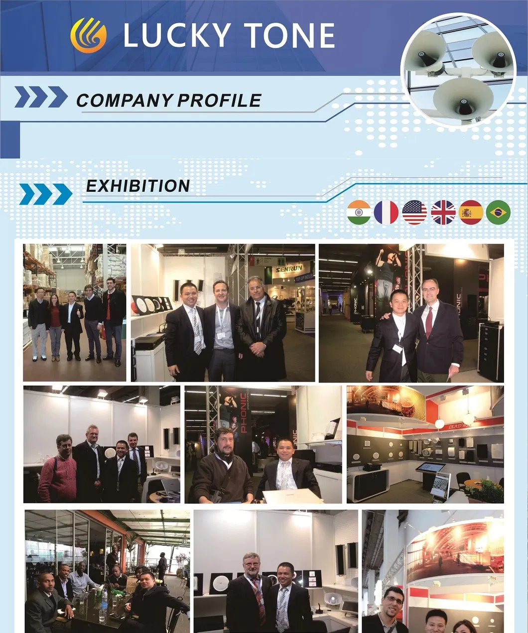 Hi-Fi Sound 2 Channel Home Theater System with 100W Amplifier and 6 Inch 30W Ceiling Speakers