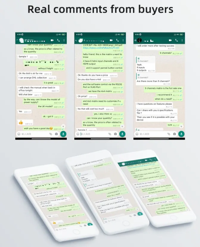 Bitvisus Support Protocol HDMI1.4/Hdcp1.4 4K Smart TV HDMI Matrix Video Wall Matrix System