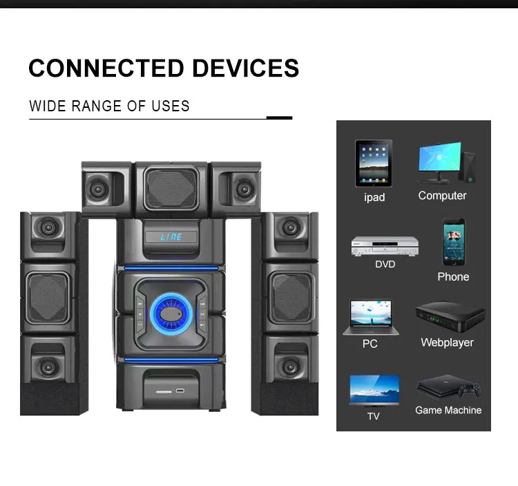 MX-985T Home Theatre Speaker System
