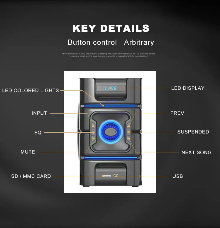 MX-985T Home Theatre Speaker System
