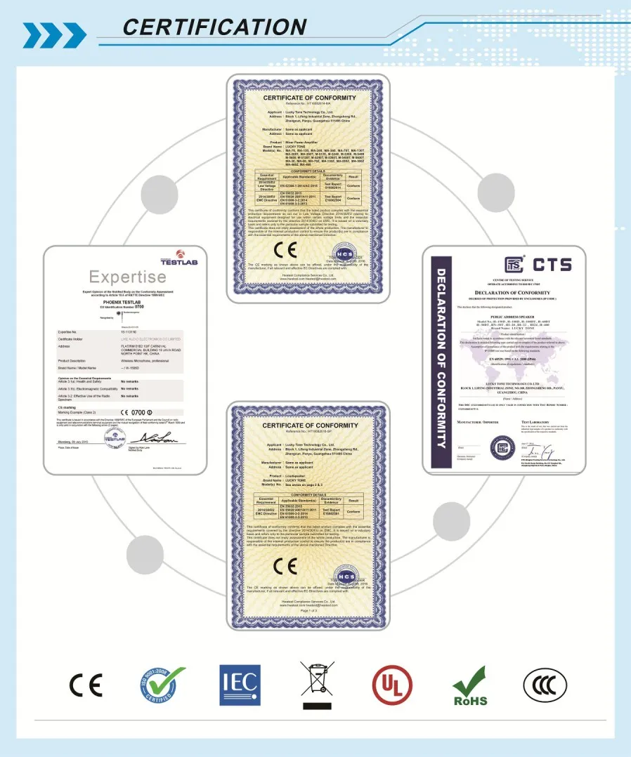 Mini 4-Channel 4.2 Bluetooth Wall Amplifier with Touch Screen for Multi-Room for Home Audio