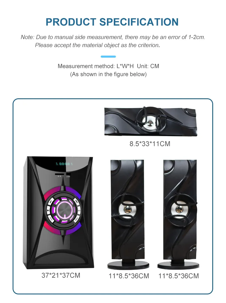 Mx-1907 Private Home Theatre Speaker System