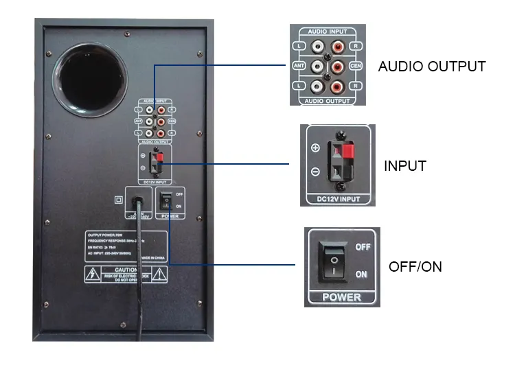 Mx-982L Home Theatre Speaker System